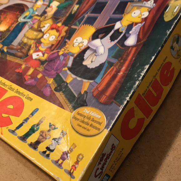 Simpsons Clue 2nd Addition Board Game - Picture 12 of 13